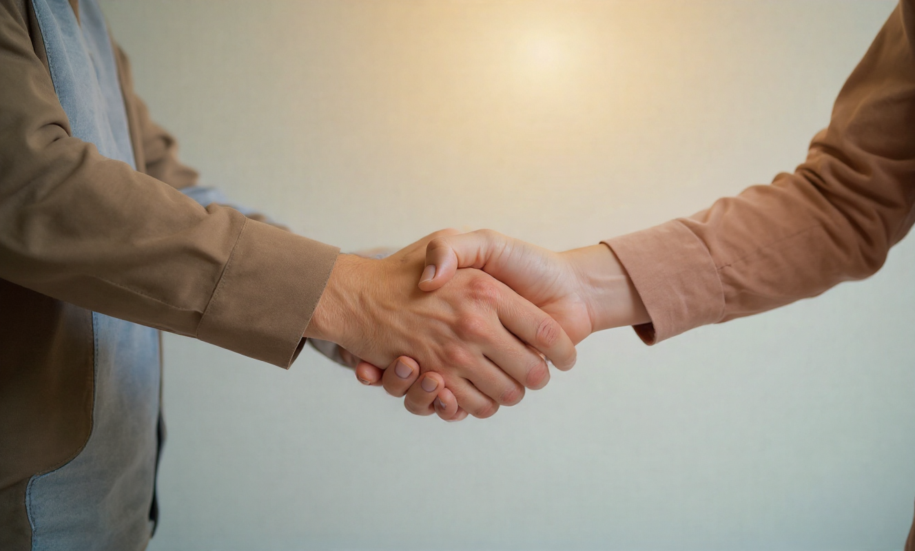 Professional handshake